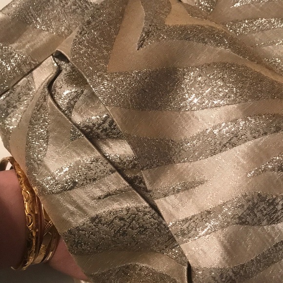 Brooklyn Industries metallic brocade mini skirt - Picture 5 of 8